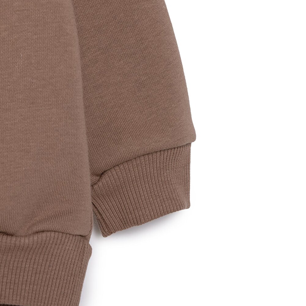 Erkek Bebek Woodland Boy 2 Sweatshirt Şardonlu Üç İplik Bisiklet Yaka Uzun Kol