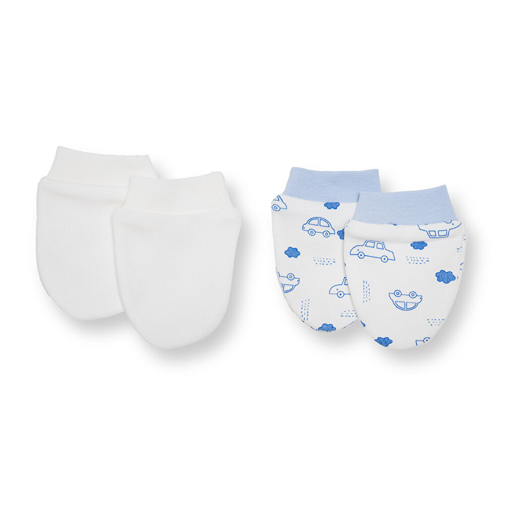 Erkek Bebek Yenidoğan 2'li Eldiven İnterlok