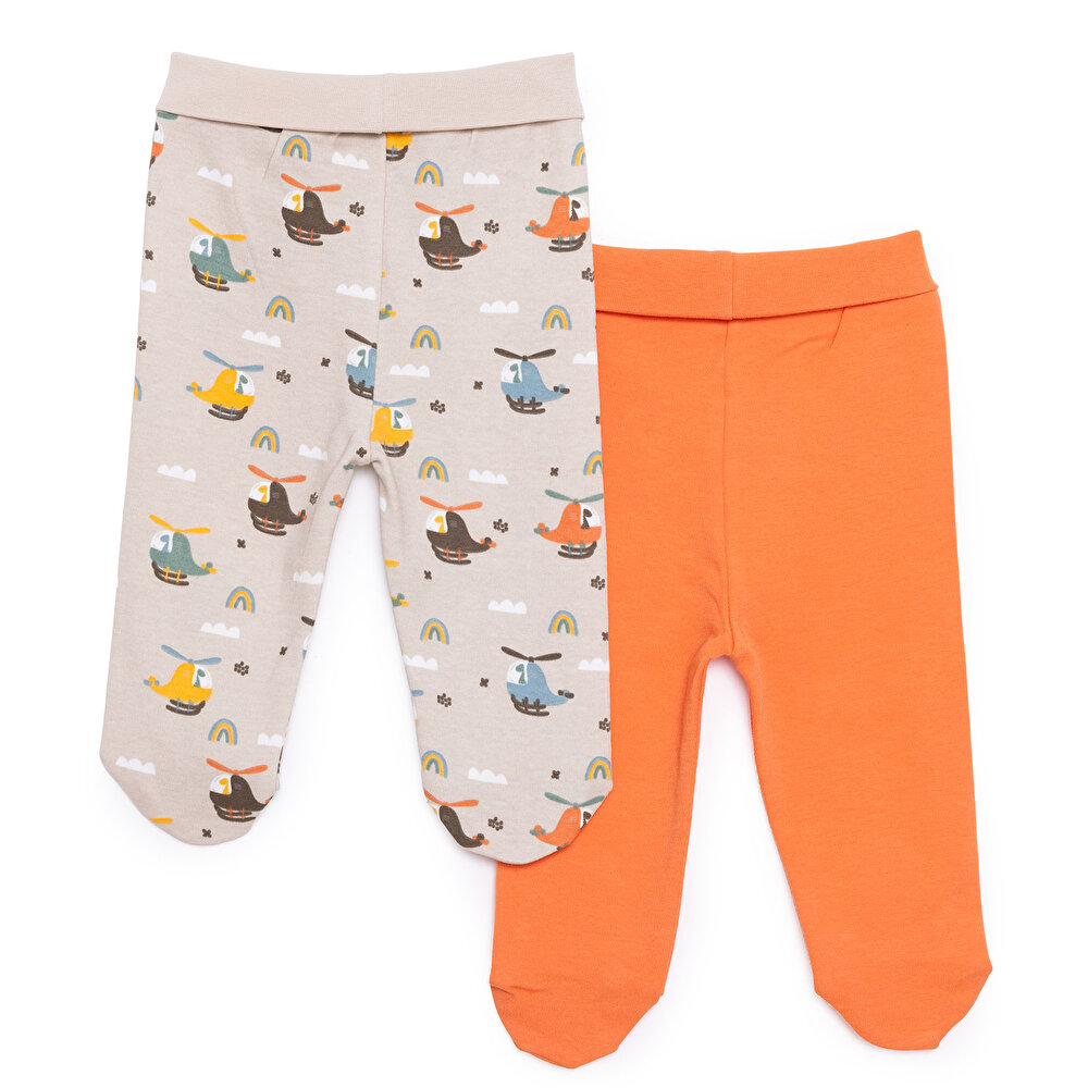 Erkek Bebek Yenidoğan 2li Patikli Alt