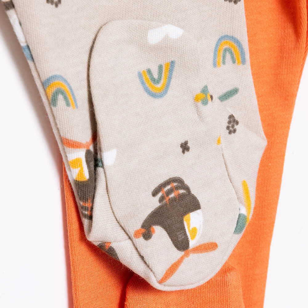 Erkek Bebek Yenidoğan 2li Patikli Alt