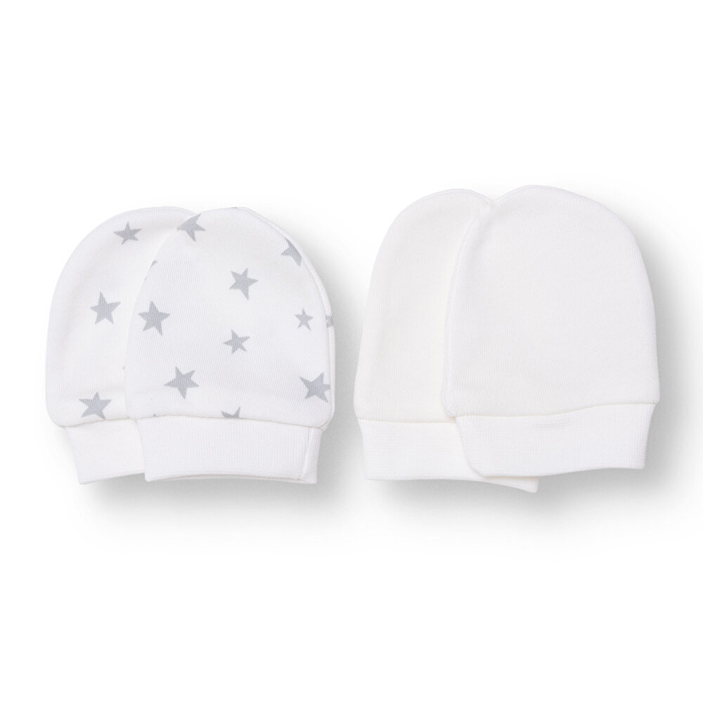 Erkek Bebek Yenidoğan Eldiven İnterlok