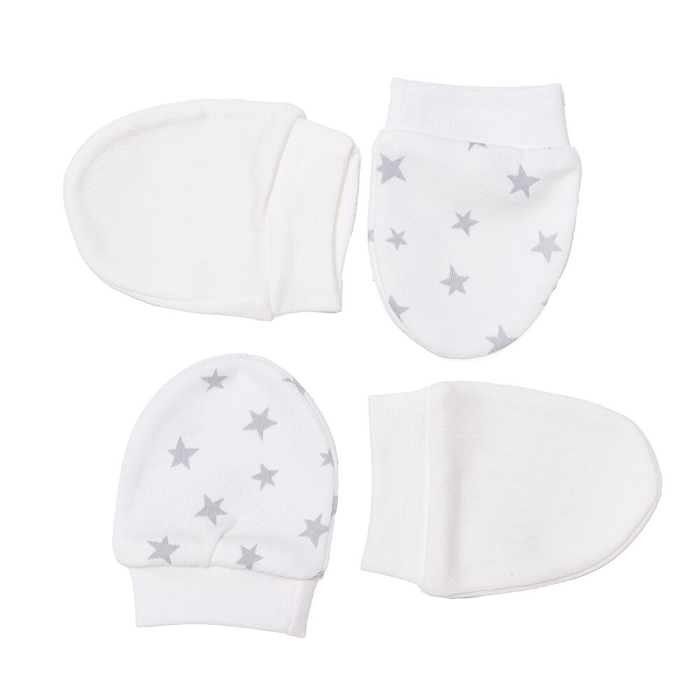 Erkek Bebek Yenidoğan Eldiven İnterlok