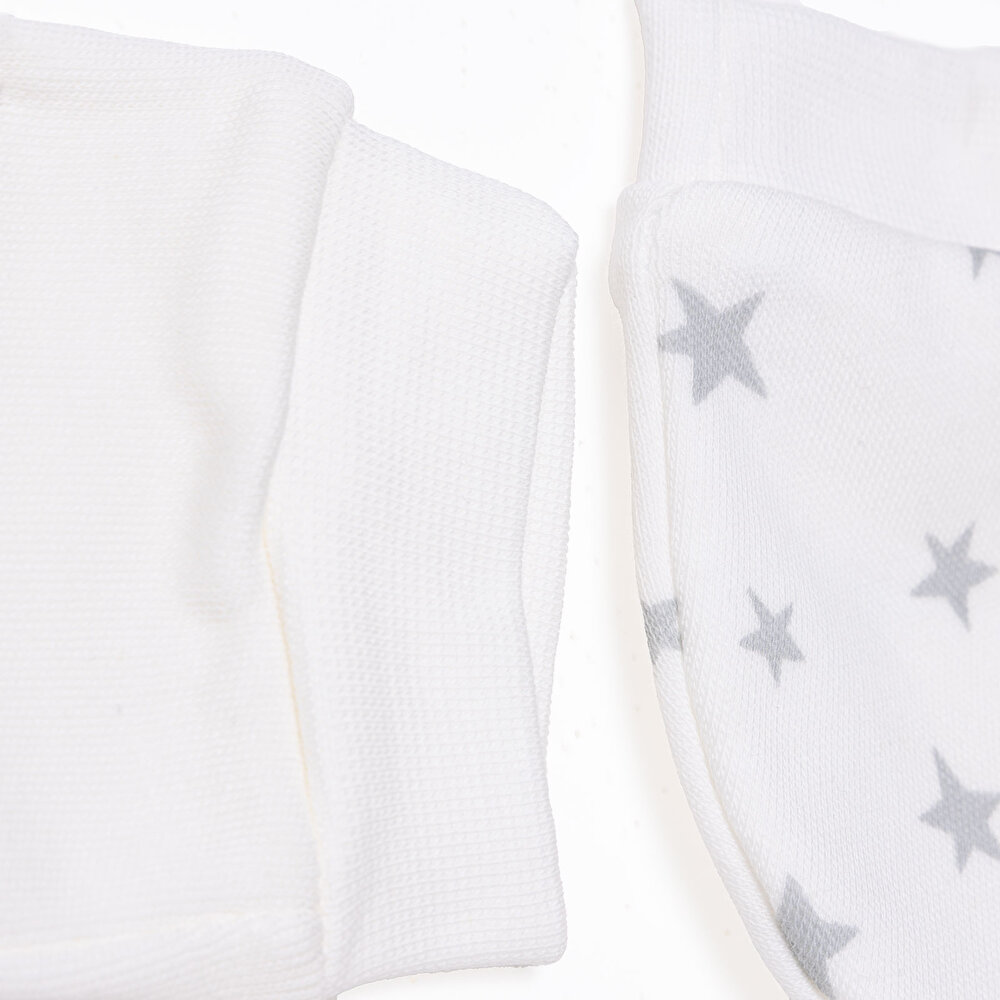 Erkek Bebek Yenidoğan Eldiven İnterlok