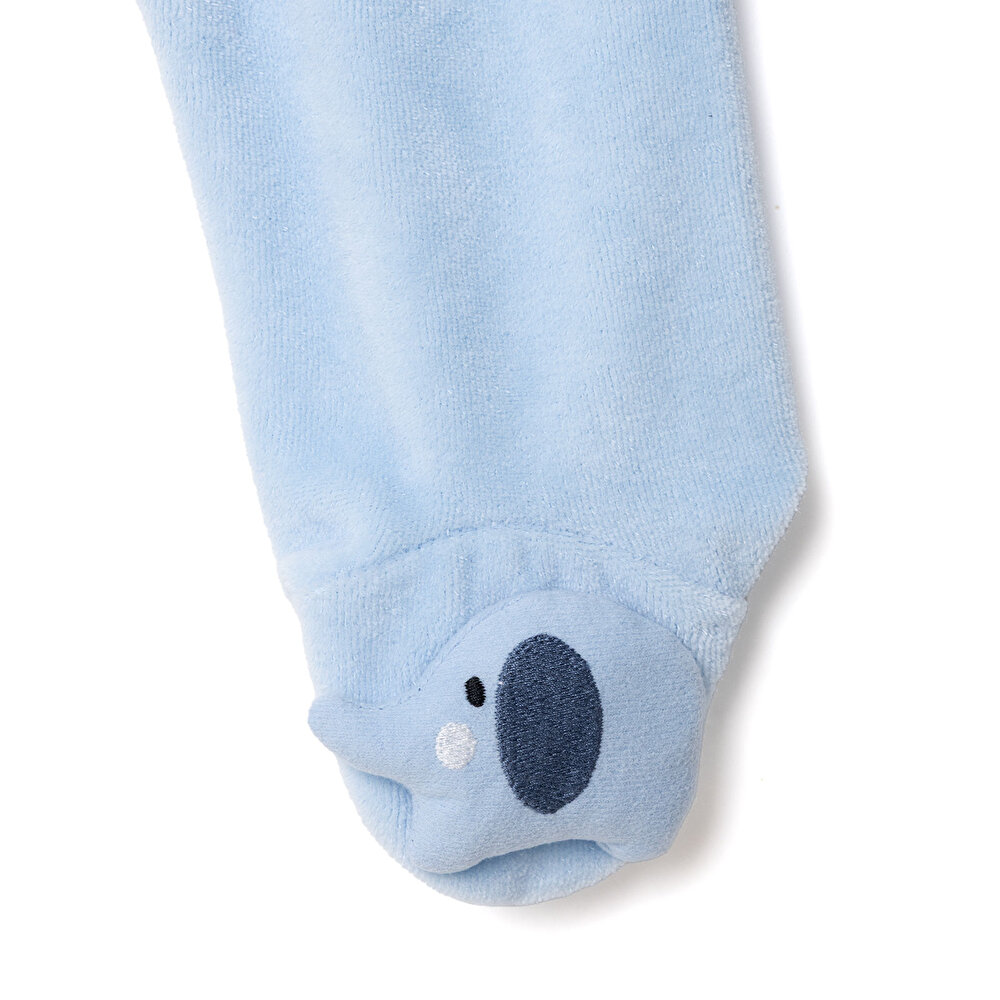 Erkek Bebek Yenidoğan Kadife Patikli Alt Kadife