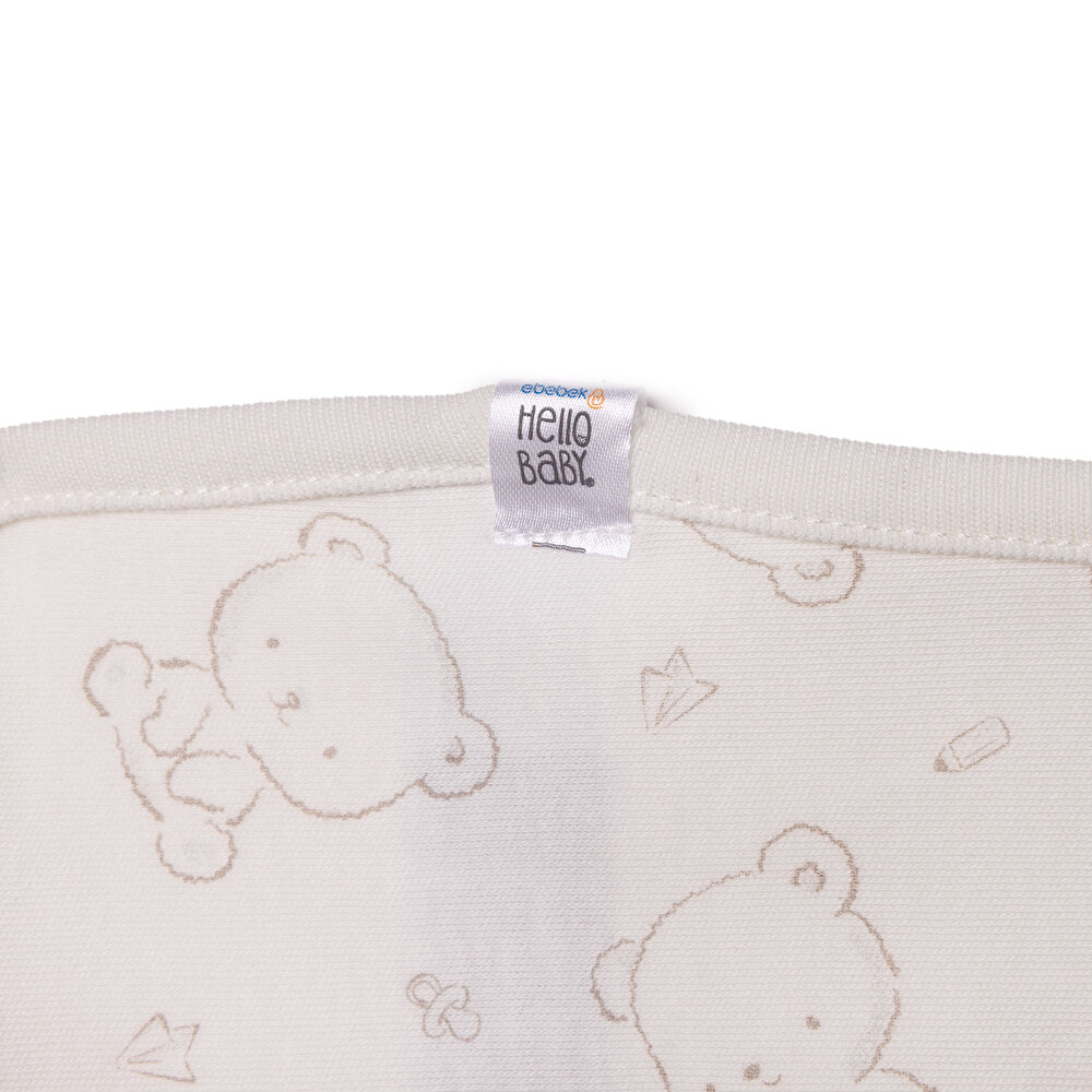 Erkek Bebek Yenidoğan Omuz Örtüsü İnterlok