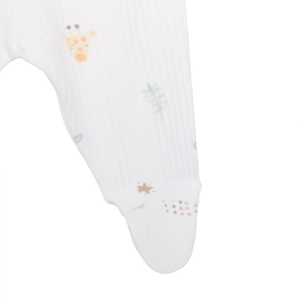 Erkek Bebek Yenidoğan Prematüre Set İnterlok Zarf Yaka Uzun Kol Patikli Paça