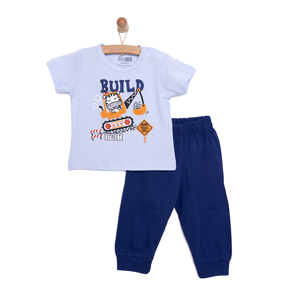Erkek Kısa Kol Pijama Takımı Erkek Bebek