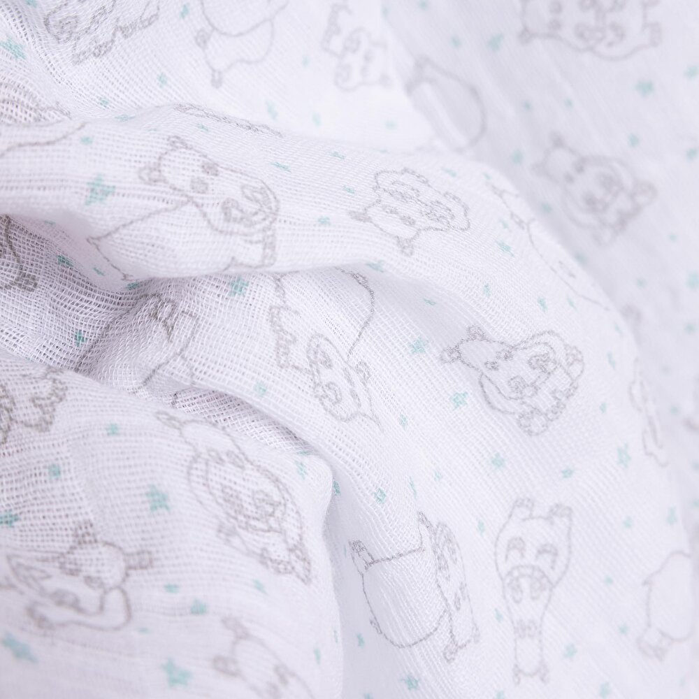 Erkek Müslin Battaniye Erkek Bebek