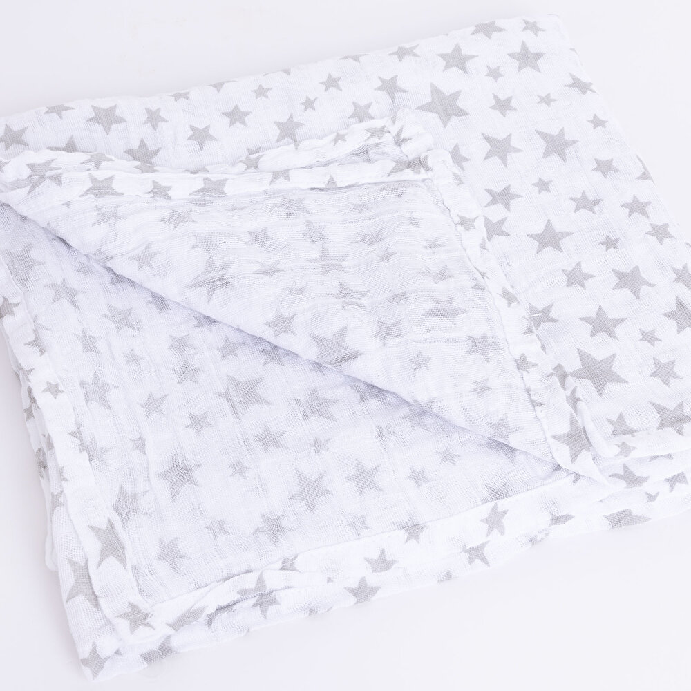 Erkek Müslin Battaniye Erkek Bebek