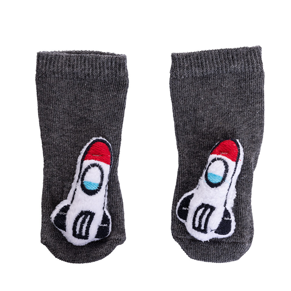 Erkek Roket Oyuncaklı Çorap Erkek Bebek