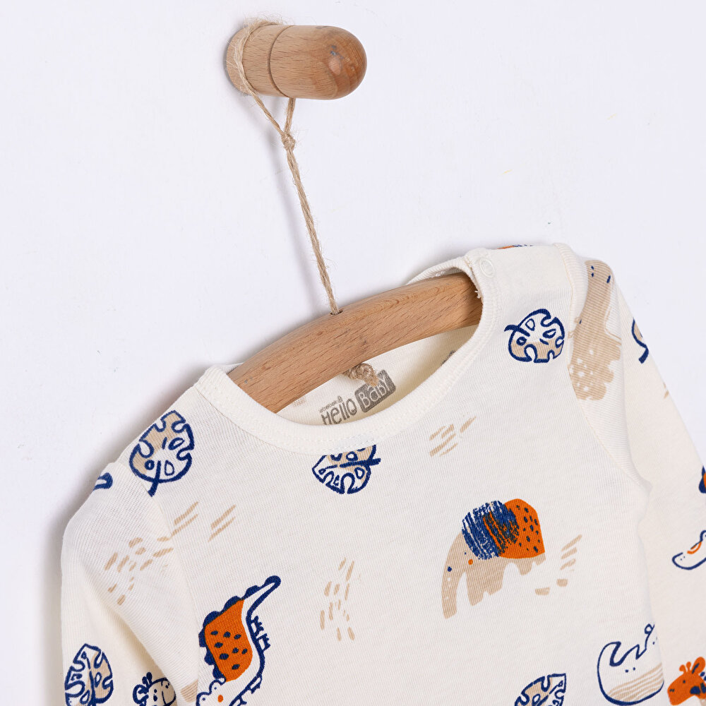 Erkek Uzun Kol Body Erkek Bebek