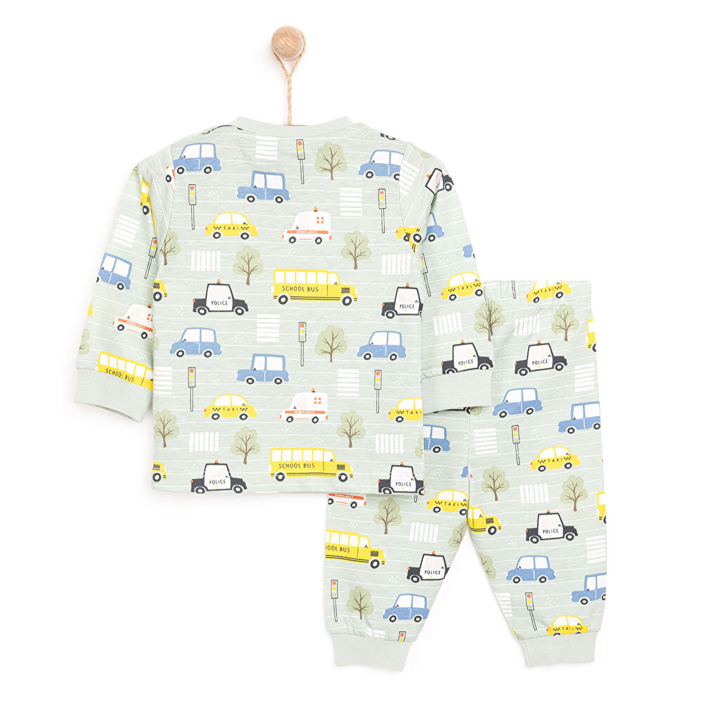 Erkek Uzun Kol Pijama Takımı Erkek Bebek