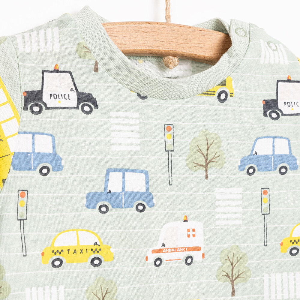 Erkek Uzun Kol Pijama Takımı Erkek Bebek