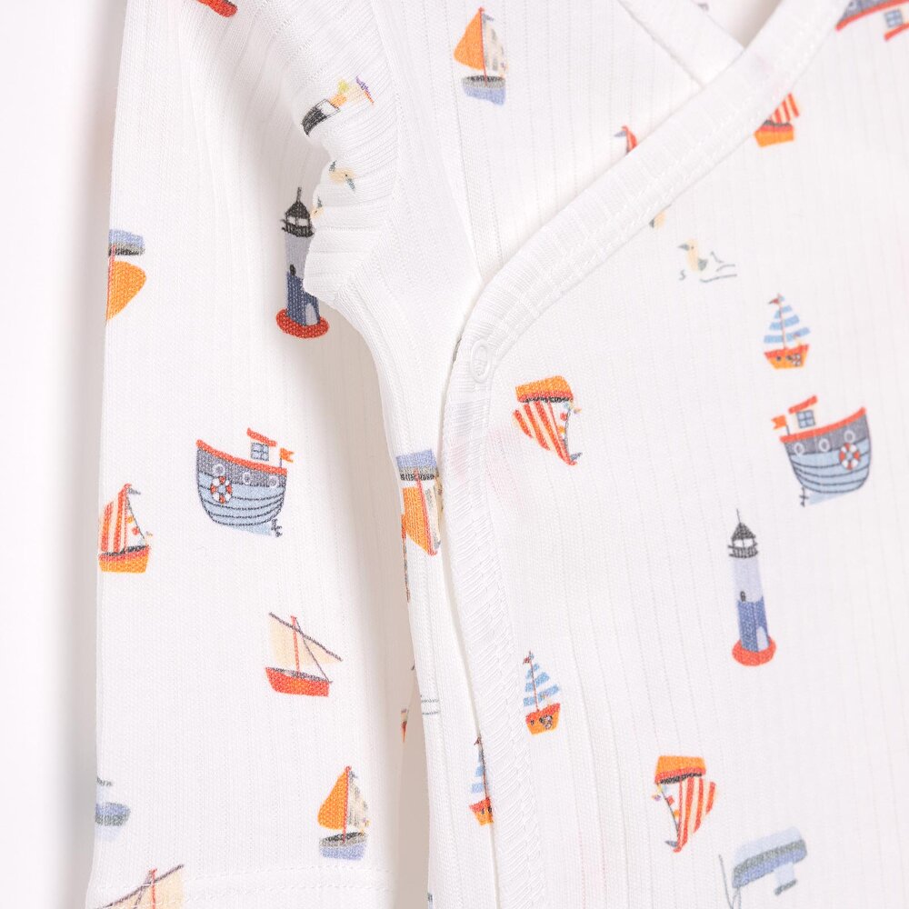 Yenidoğan Zıbın Body Erkek Bebek