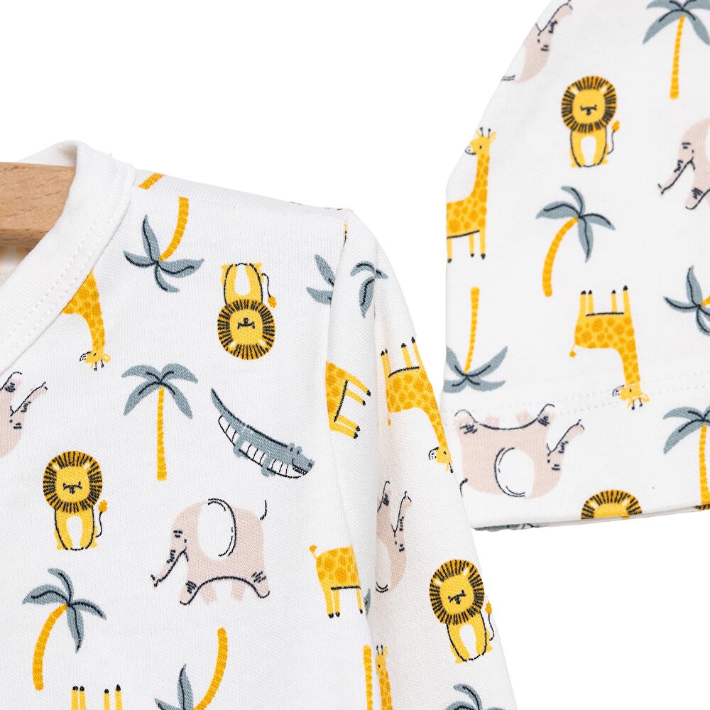 Erkek Zıbın-Şapka-Patikli Alt Erkek Bebek