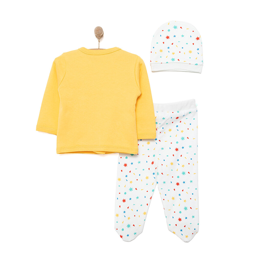 Erkek Zıbın-Şapka-Patikli Alt Erkek Bebek