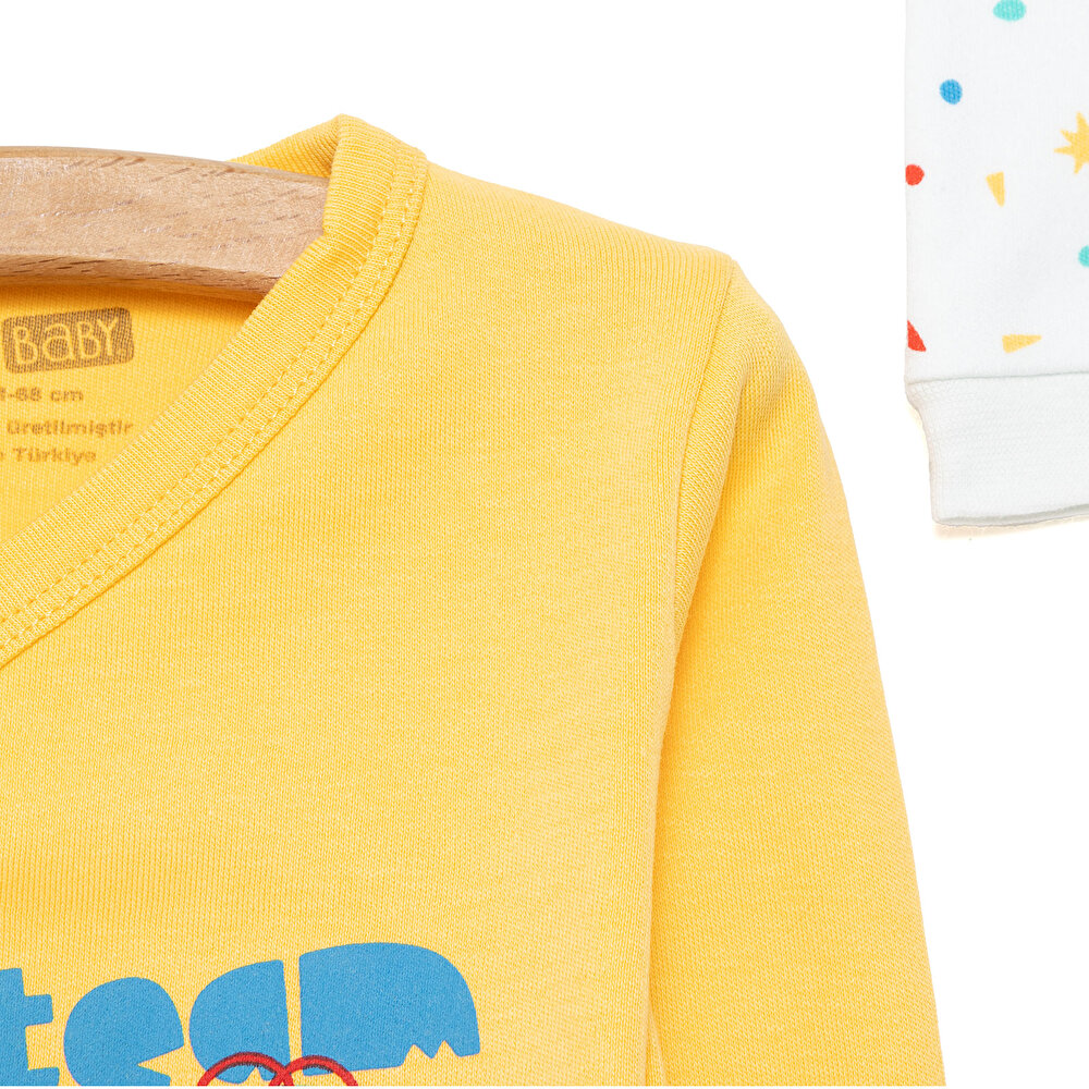 Erkek Zıbın-Şapka-Patikli Alt Erkek Bebek