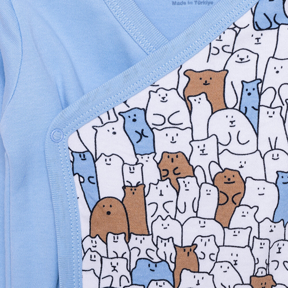 Erkek Zıbın-Şapka-Patikli Alt Erkek Bebek