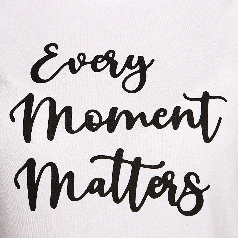 Black And White Hamile Kısa Kol Tshirt