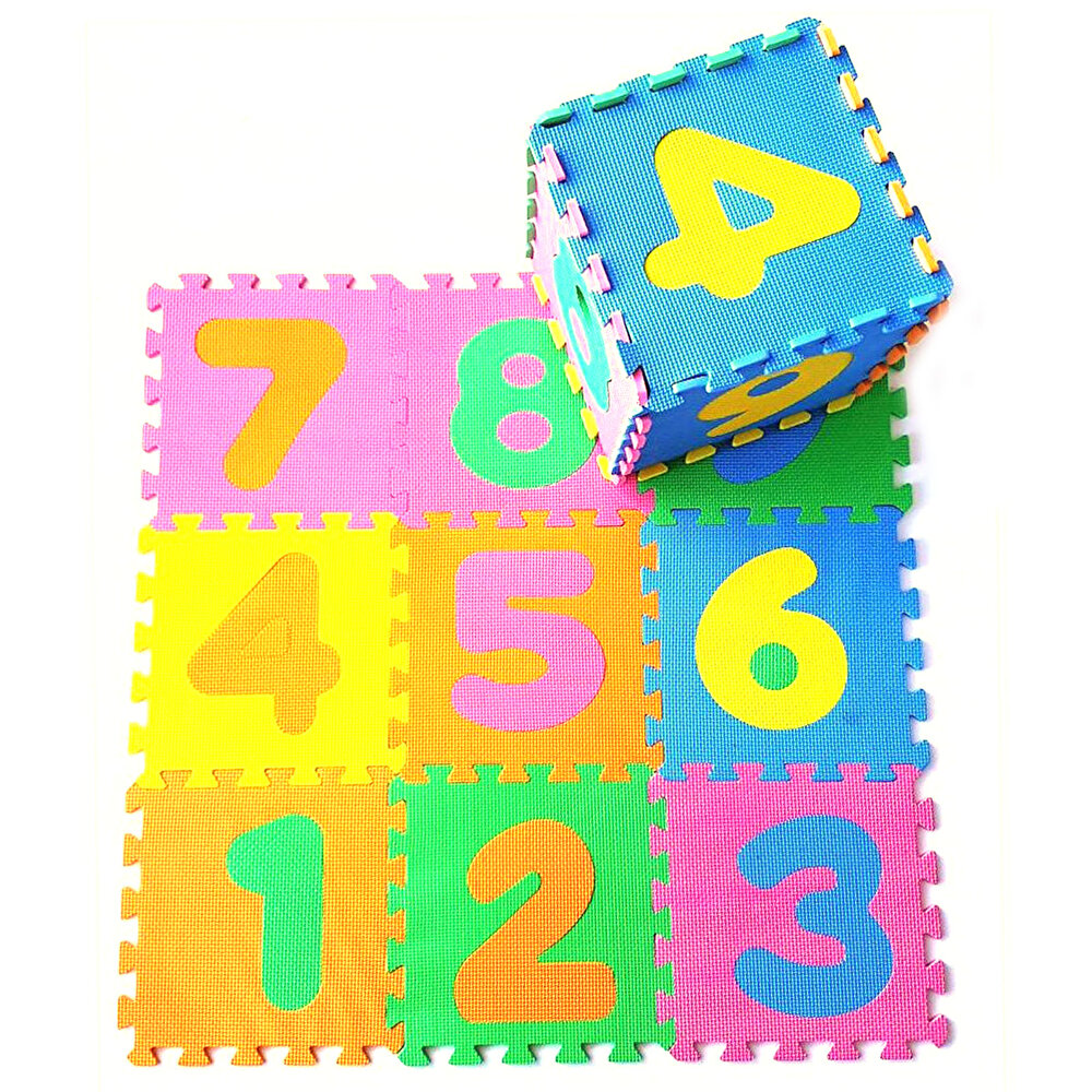 Eva 10 Parça Bebek Puzzle Oyun Matı Yer Karosu