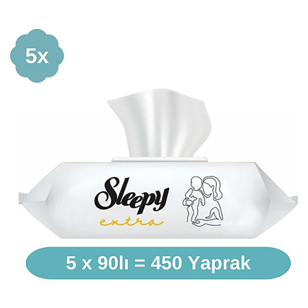 Extra Islak Mendil 5x90 Adet