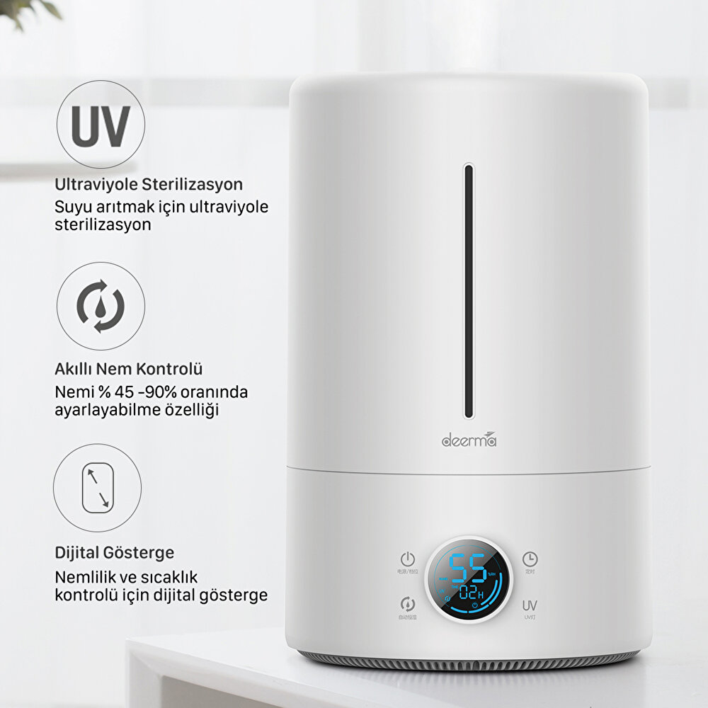 F628S Ultraviyole (UVC) Ultrasonik Soğuk Buhar Makinesi