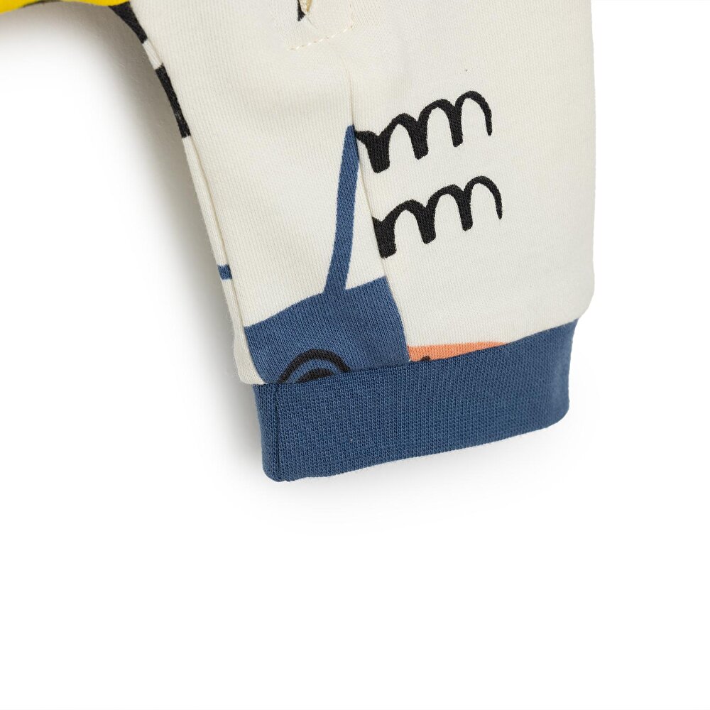 Fermuarlı Patiksiz Tulum Erkek Bebek