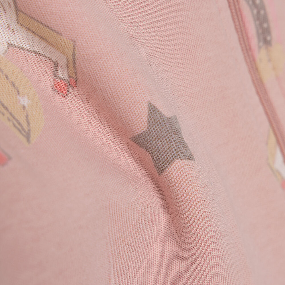 Fermuarlı Patiksiz Tulum Kız Bebek