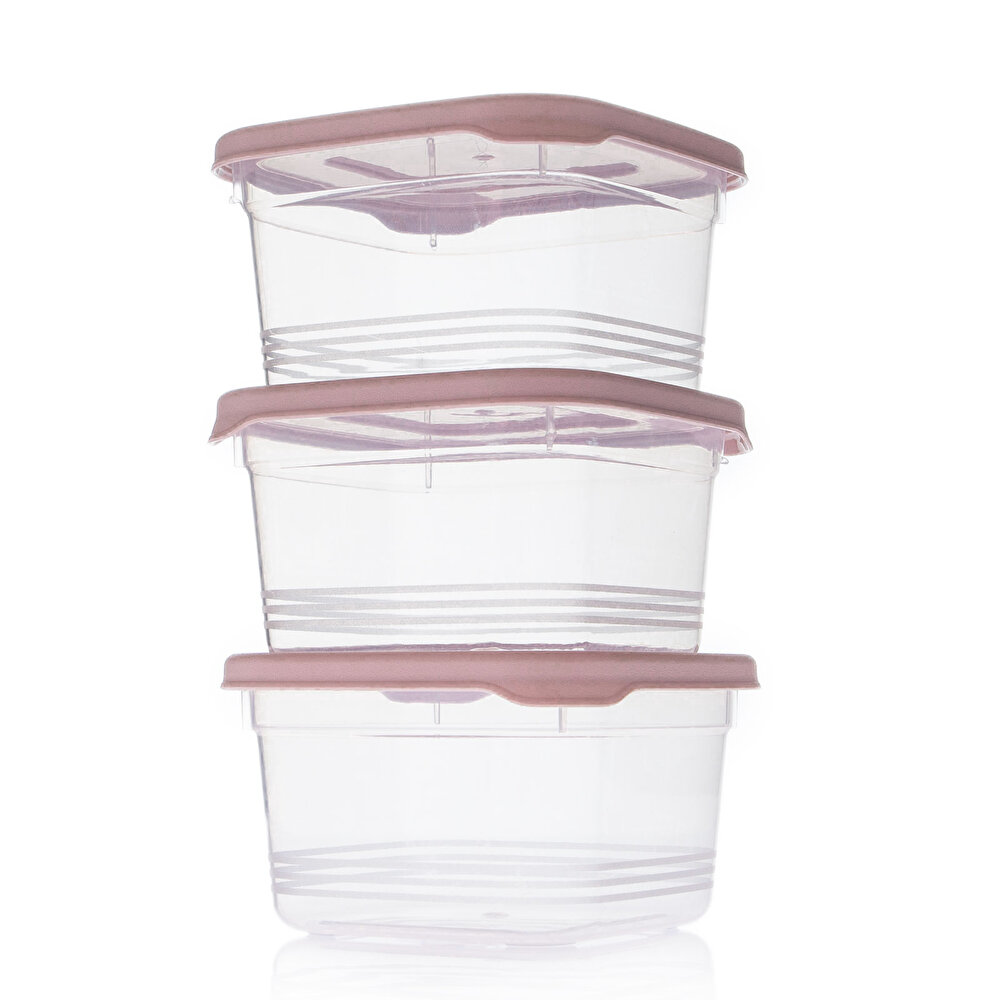 Festiva Kare Saklama Kabı 250ml - Pembe