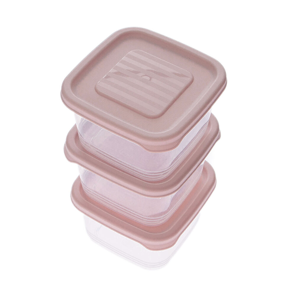 Festiva Kare Saklama Kabı 250ml - Pembe