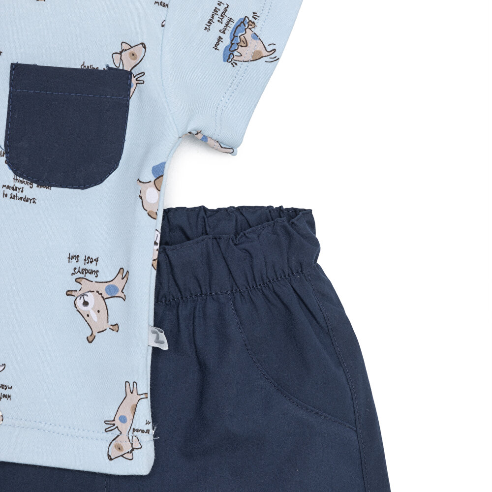 First Holiday Erkek Gömlek-Şort Erkek Bebek