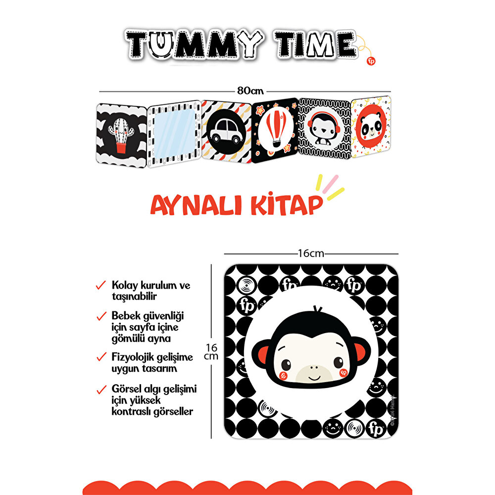 Fisher Price Aynalı Aktivite Kitabı