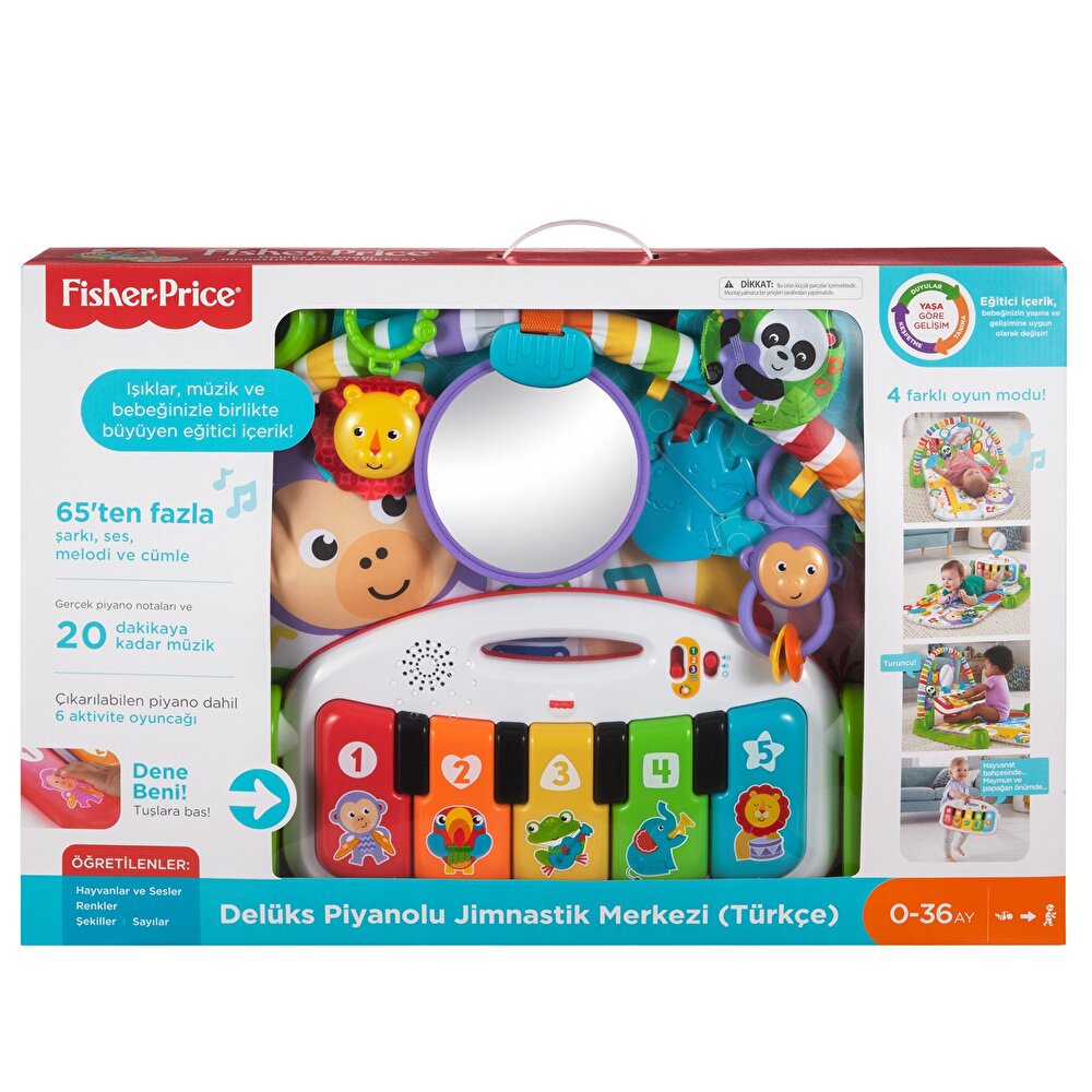 Fisher Price Delüks Piyanolu Jimnastik Merkezi (Türkçe)