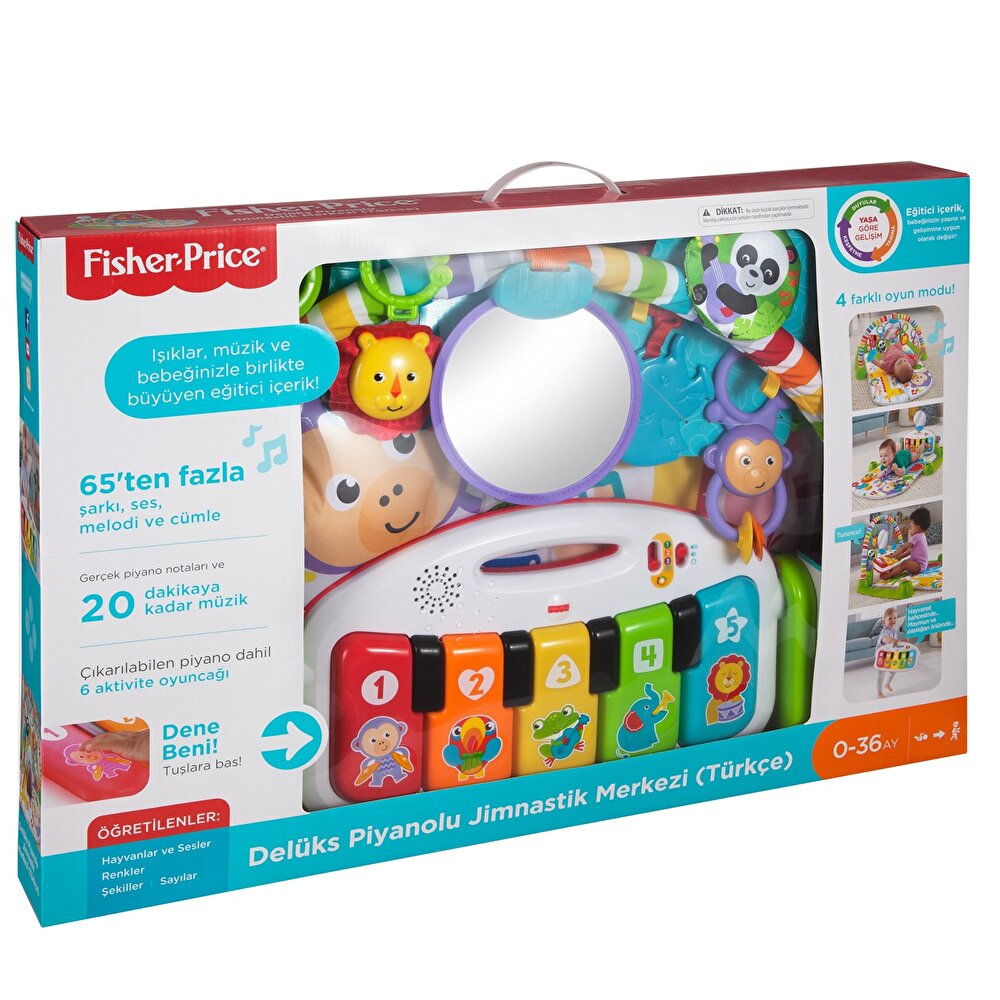Fisher Price Delüks Piyanolu Jimnastik Merkezi (Türkçe)