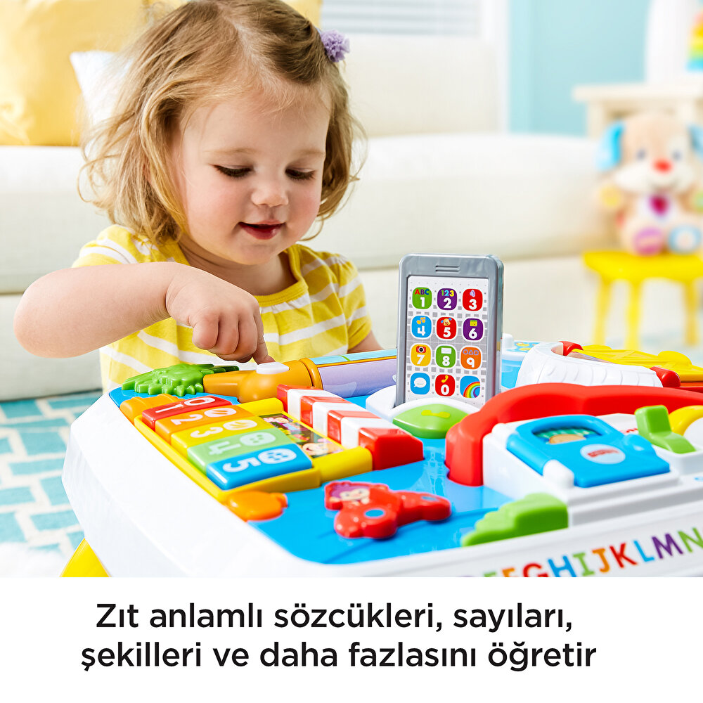 Fisher Price Eğitici Köpekçiğin Aktivite Masası Türkçe ve İngilizce