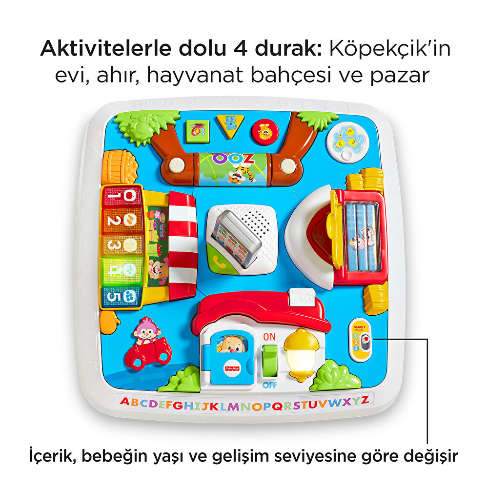 Fisher Price Eğitici Köpekçiğin Aktivite Masası Türkçe ve İngilizce
