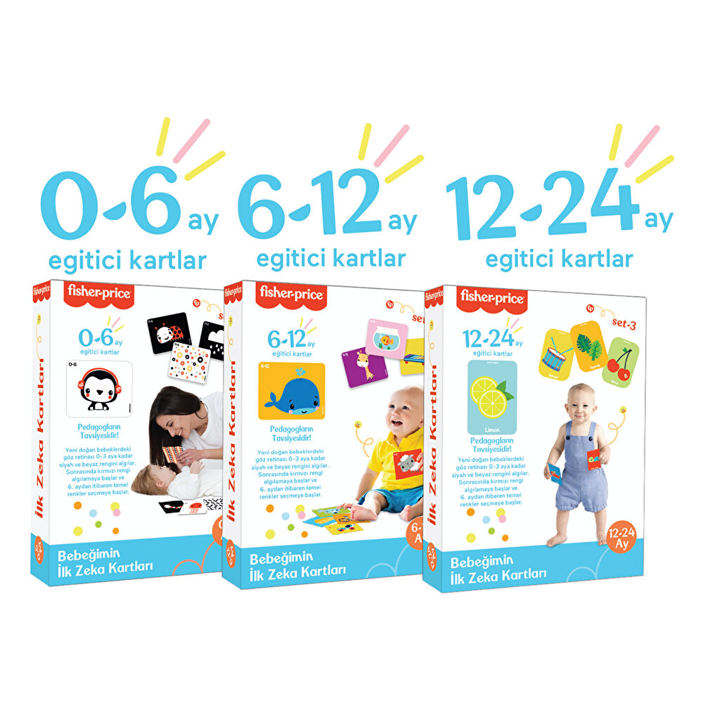 Fisher Price Erken Eğitim Seti 3 Lü Set