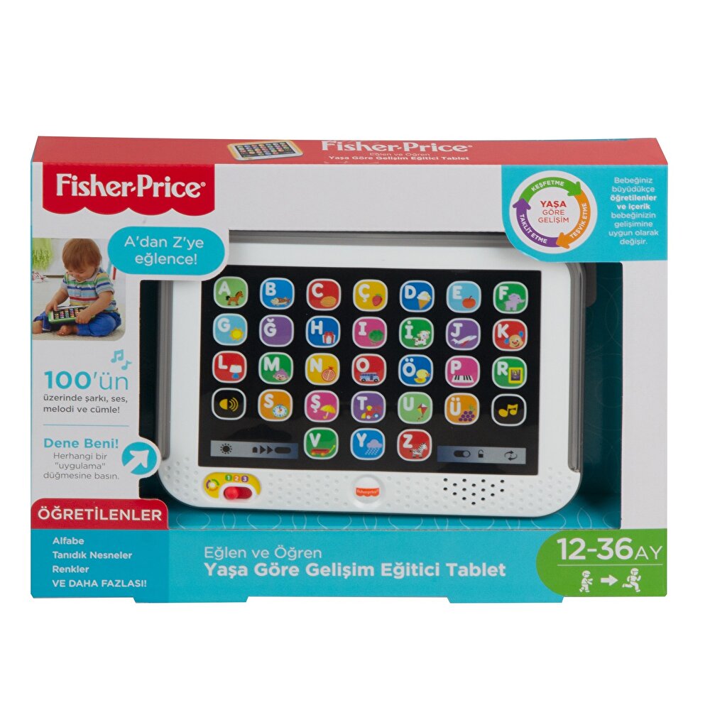 Fisher Price L&L Yaşa Göre Gelişim Eğitici Tablet Türkçe Asortili