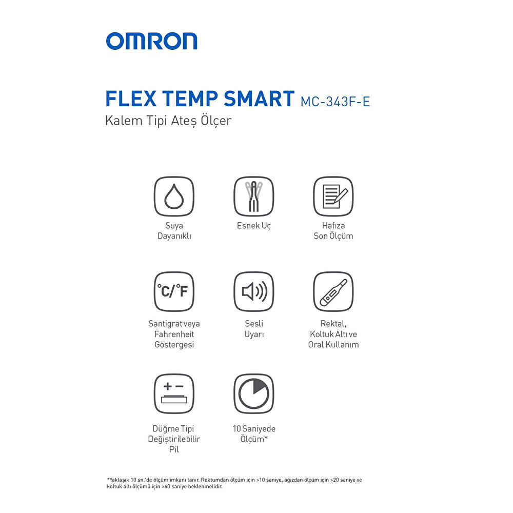 Flex Temp Start Dijital Çubuk Ateş Ölçer