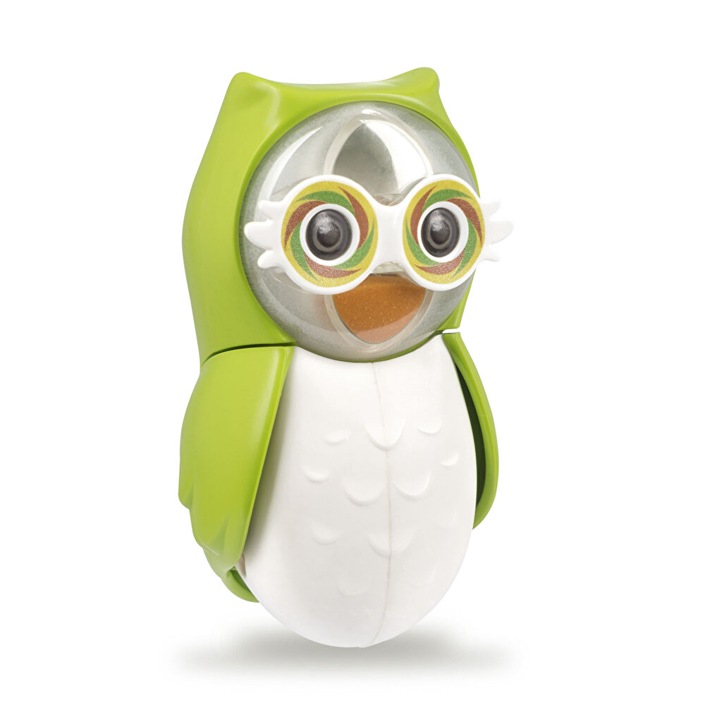 Baykuş Figürlü Kum Saatli Fırça Saklama Kabı - Asortili