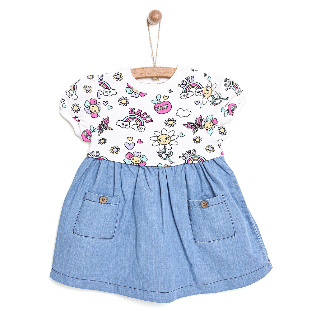 Flower Power Elbise Kız Bebek