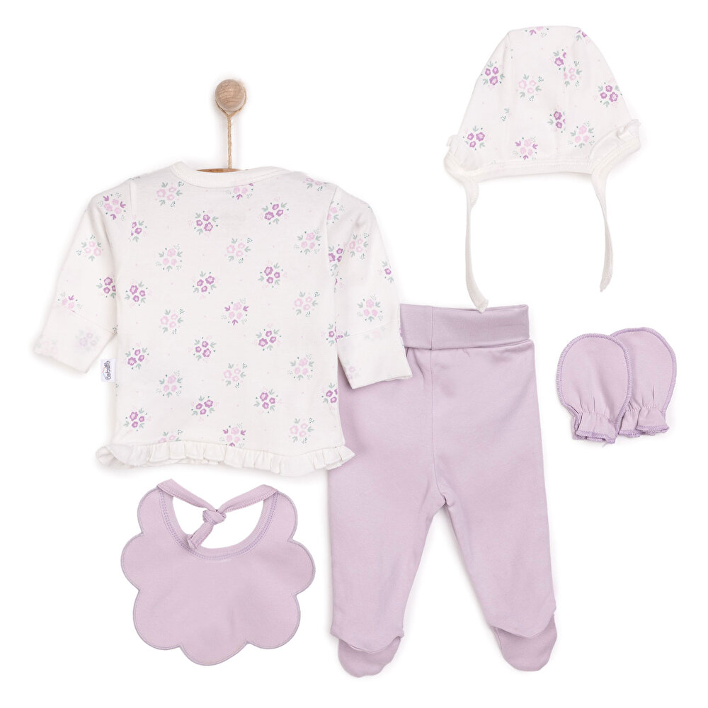 Flowers Kız 5li Askı Hastane Çıkışı Kız Bebek