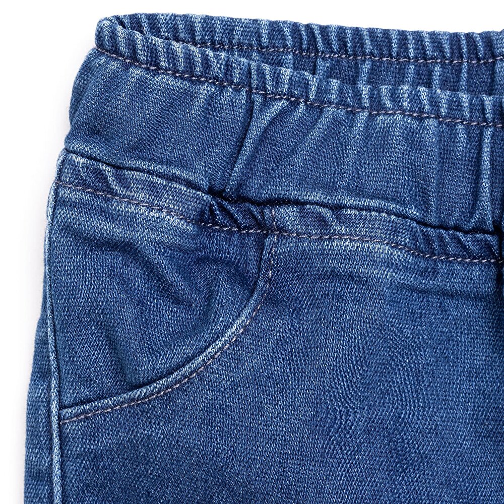 Flowers Kız Denim Pantolon Kız Bebek