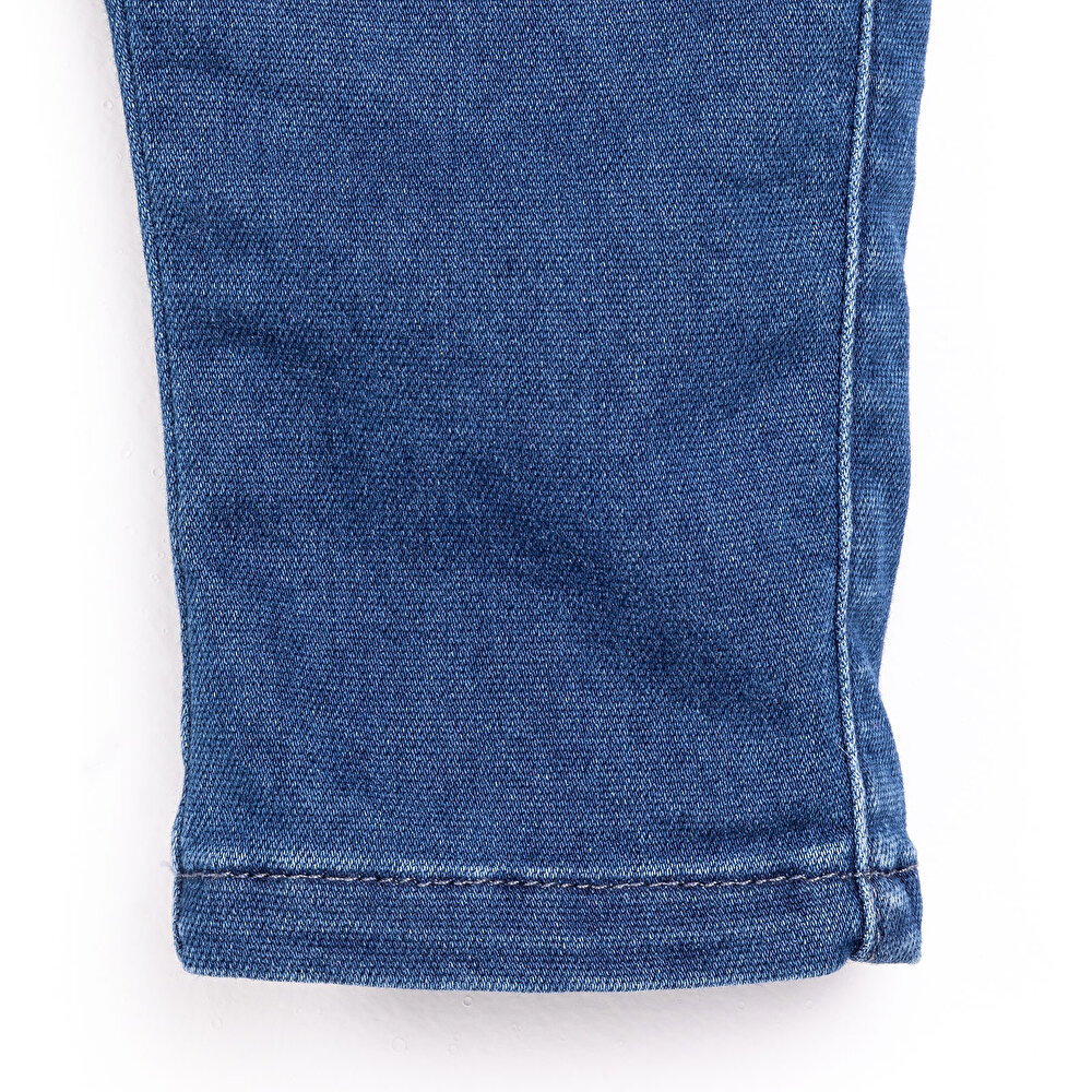 Flowers Kız Denim Pantolon Kız Bebek