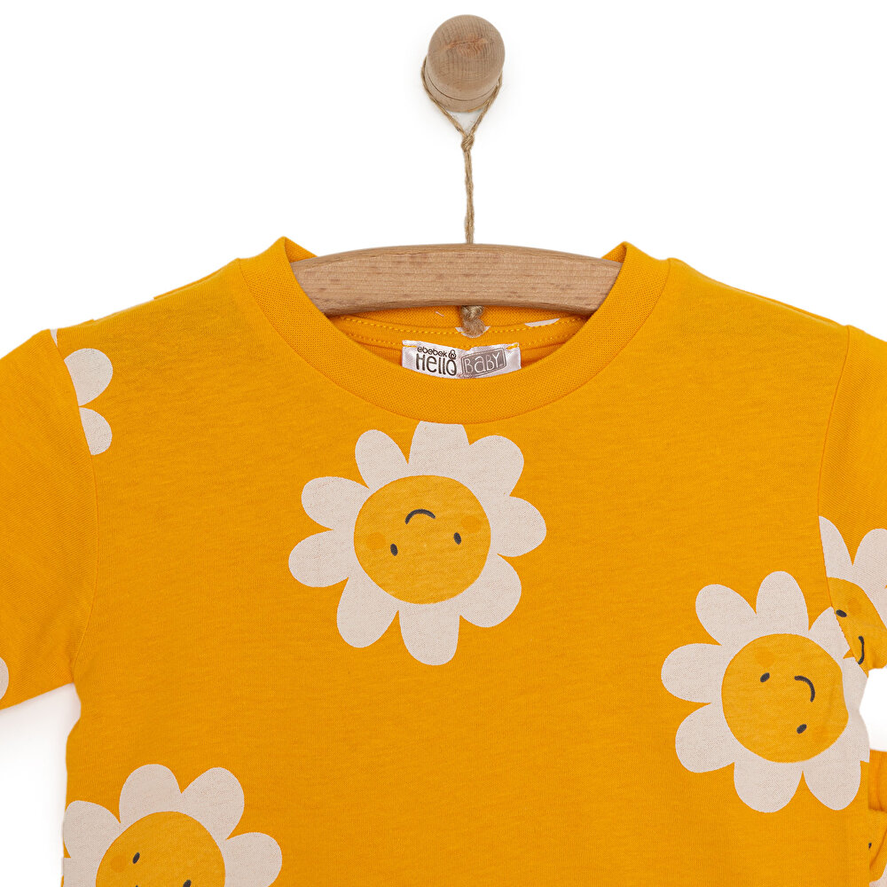 Flowers Kız Tshirt-Şort Kız Bebek
