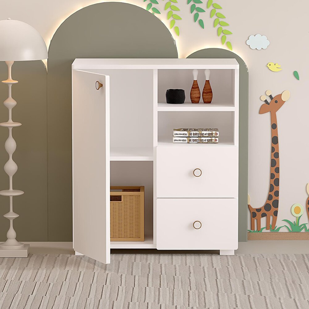 Fly 2 Çekmece 1 Kapaklı Şifonyer