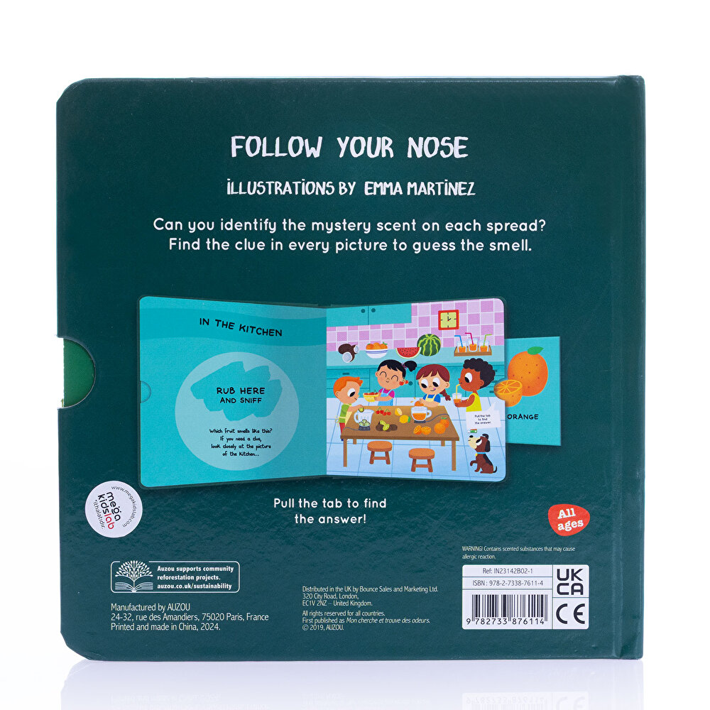 Follow Your Nose: Everyday Scents /İngilizce, hareketli ve kokulu kitap