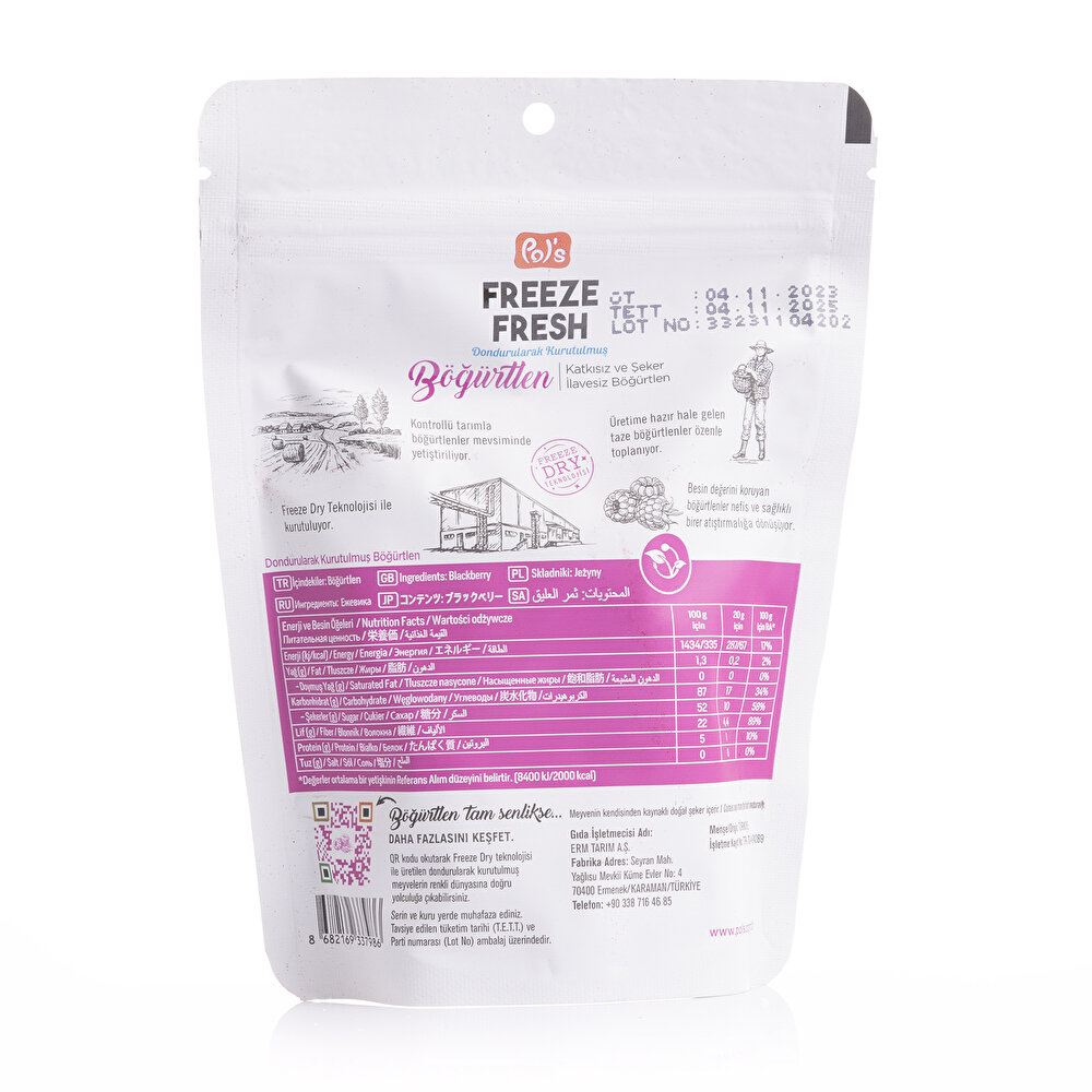 Freeze Fresh  Böğürtlen 20 gr