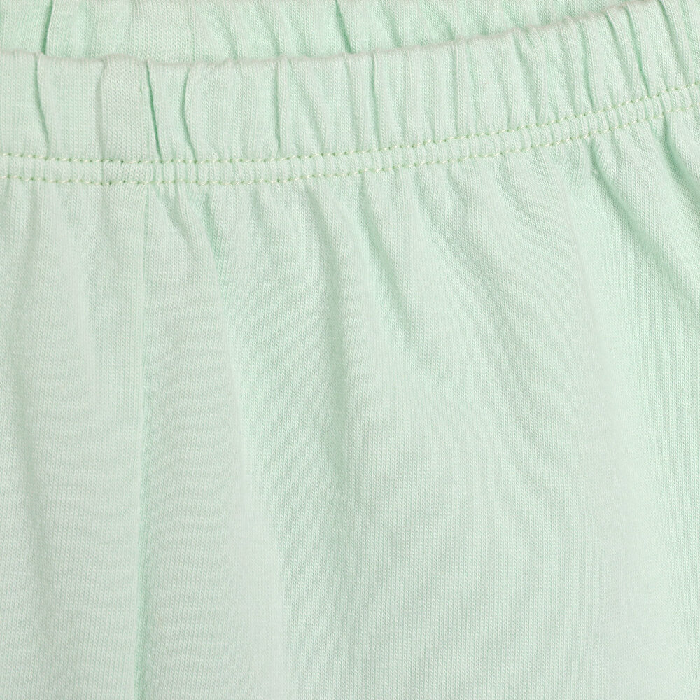 Fruit Season Büzgü Detaylı Poplin Bluz - Tayt Takım Kız Bebek