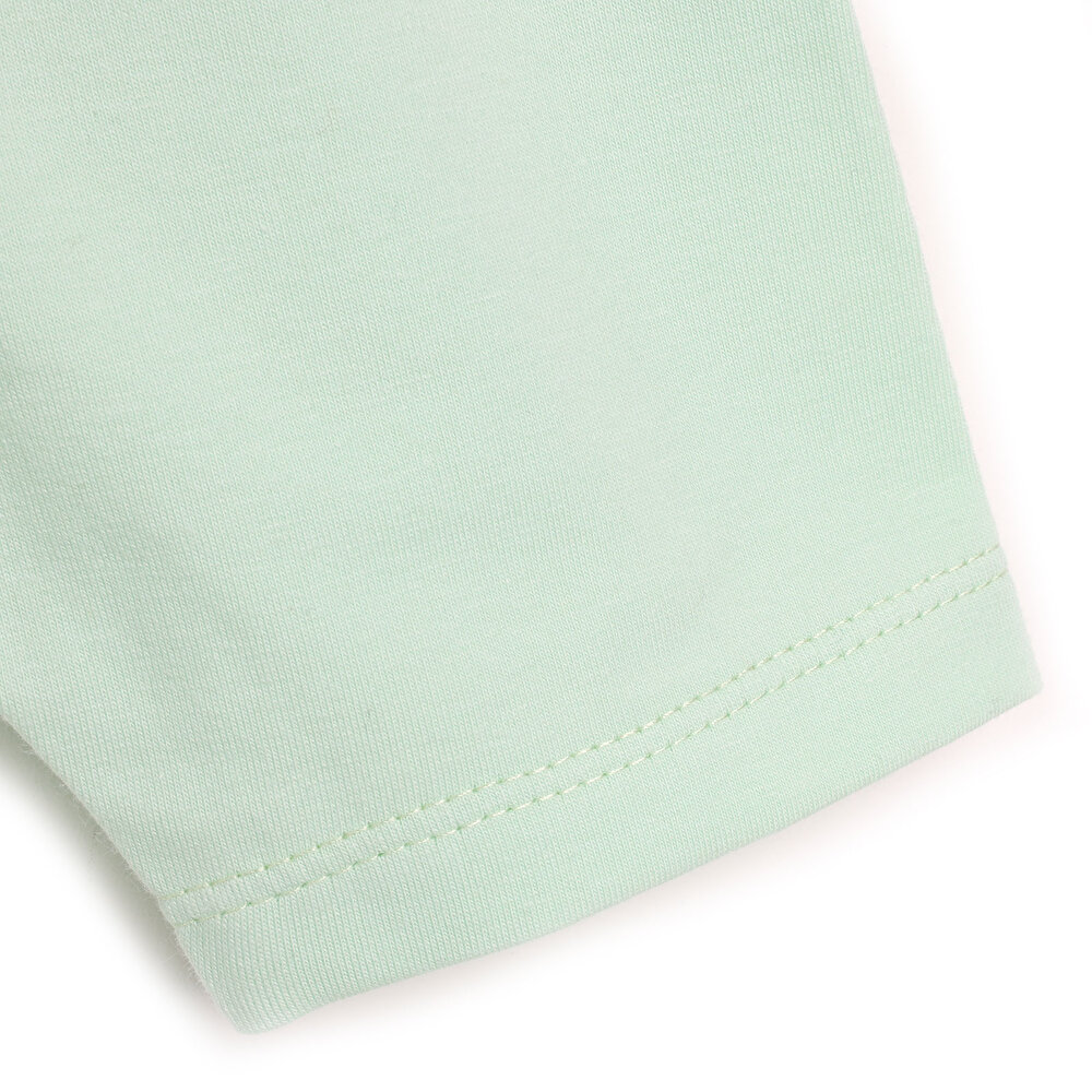 Fruit Season Büzgü Detaylı Poplin Bluz - Tayt Takım Kız Bebek